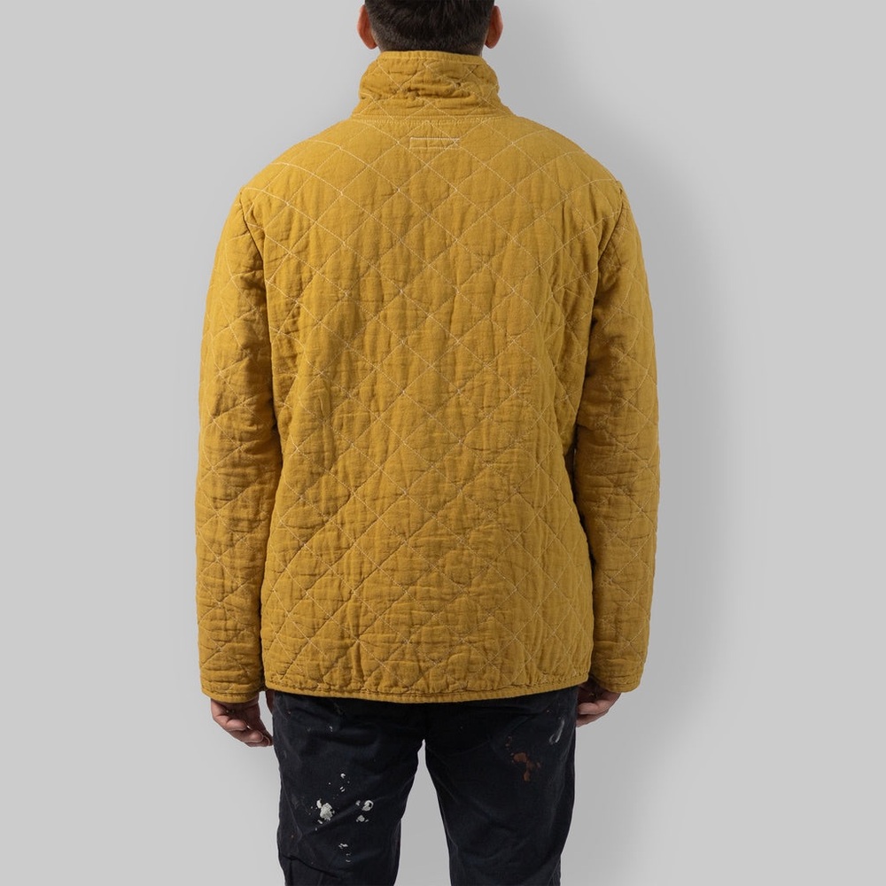 Women's Quilted Linen Utility Jacket - Picture 7 of 7